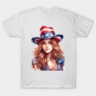 4th of July Girl #2 T-Shirt